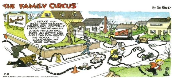 Family Circus Cartoon
